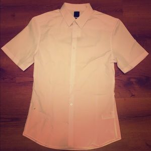 Slim Fit Coupe Etroite Short Sleeve Buttondown